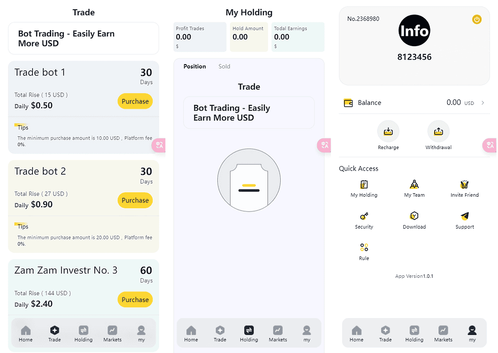 图片[2]|海外版AI量化区块链系统源码 UI精美|不死鸟资源网
