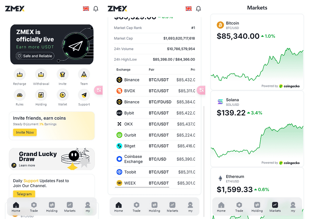 图片[1]|海外版AI量化区块链系统源码 UI精美|不死鸟资源网
